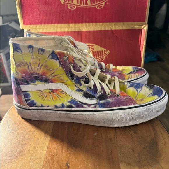 Brand new men’s vans size 13 sk8 hi canvas tie dye - Picture 3 of 5